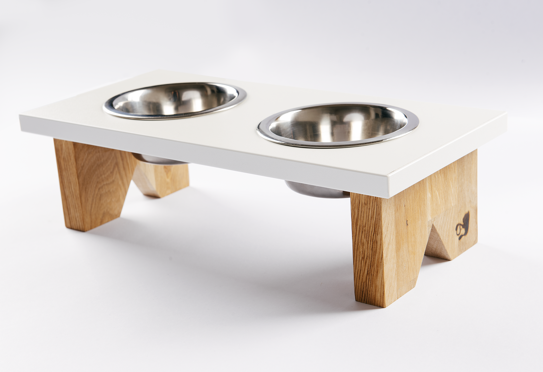 miSTOLČEK - miska pre psa, biela