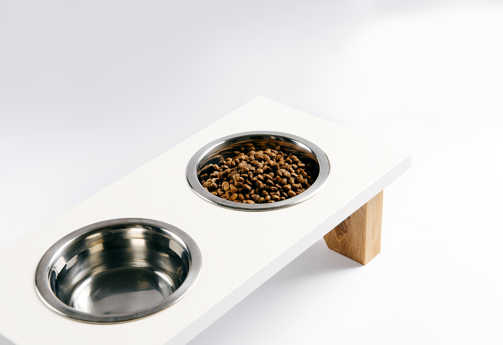 miSTOLČEK - miska pre psa, biela