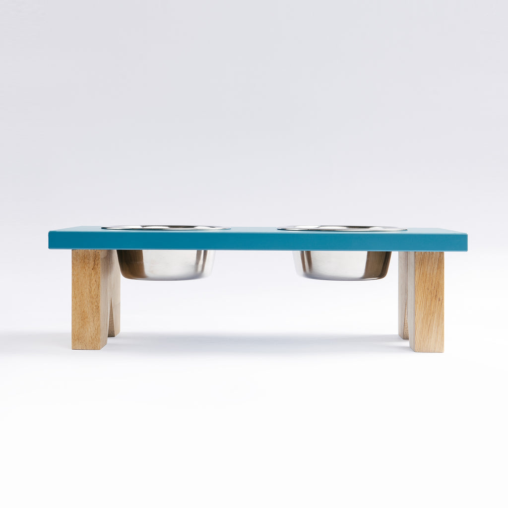 miSTOLČEK - miska pre psa, petrolejová