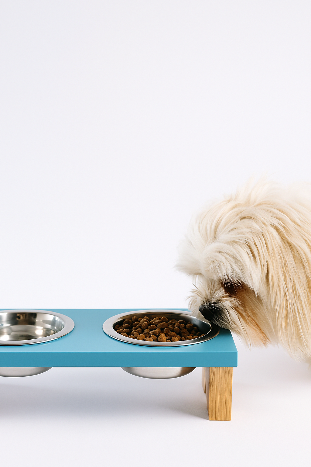 miSTOLČEK - miska pre psa, petrolejová